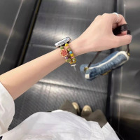 适用oppo手环2表带镂空牛仔oppoband2手表带新款智能运动二2代替换腕带3139B