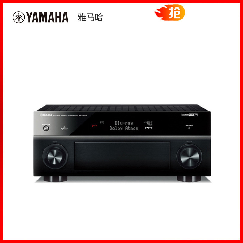 Yamaha/雅马哈 RX-V1081杜比全景声7.2家庭影院AV功放机 黑色