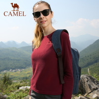 CAMEL骆驼户外抓绒衣 秋冬情侣款男女套头圆领长袖抓绒衣