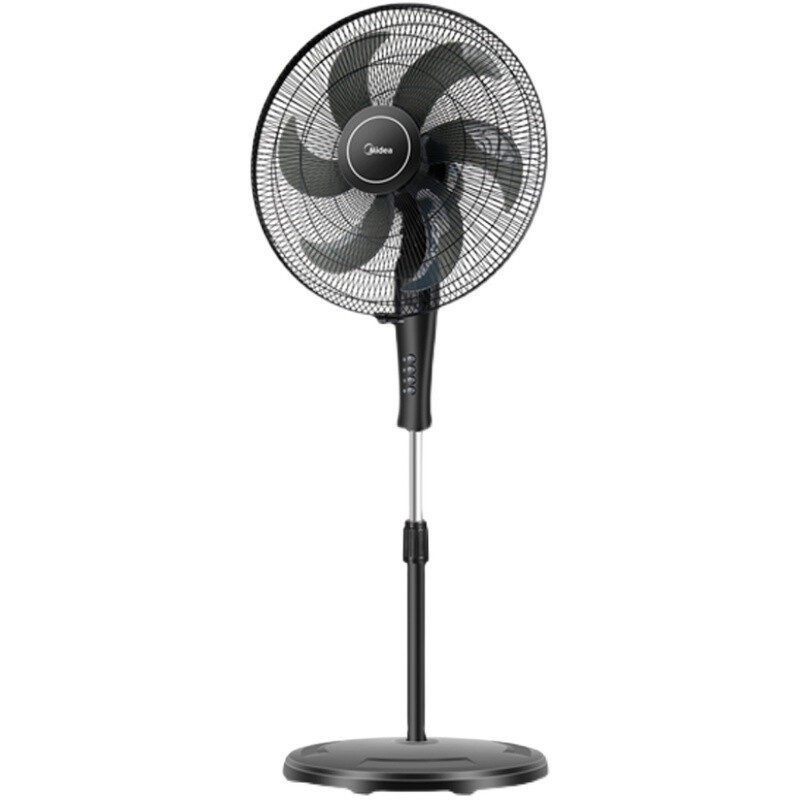 美的(Midea)落地电风扇FS45-22N家用强力18吋电扇大风力落地扇可升降 18寸 机械六叶 无定时 大风力