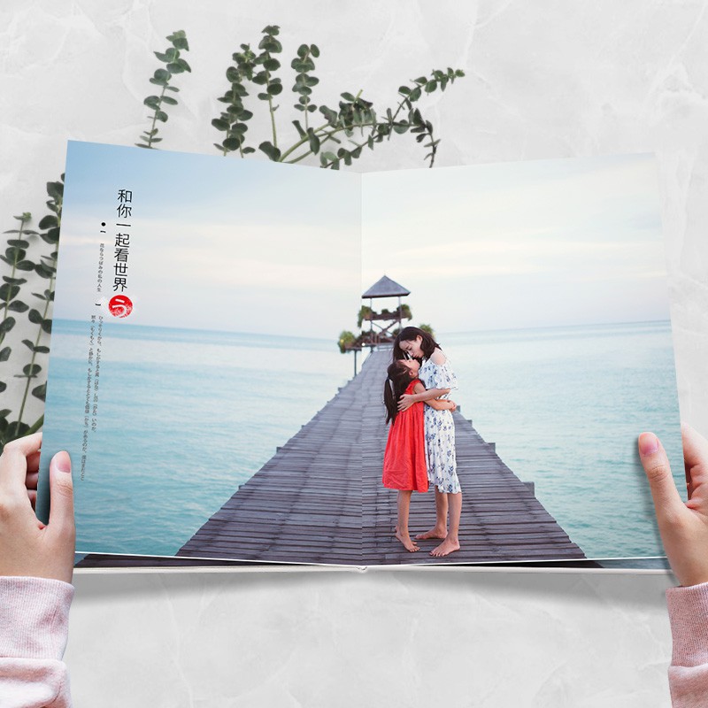 照片书定制生日纪念册手工diy毕业照片制作相册本做情侣相册 三维工匠 经典纪念册12寸竖32P(照片建议45-100张)高清大图