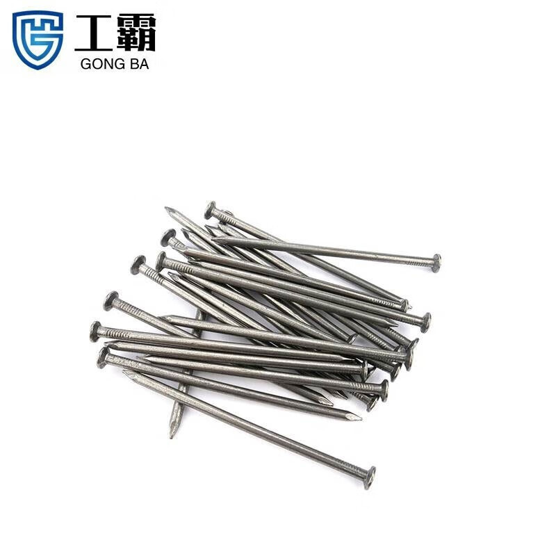 工霸(GONGBA)墙钉 木工圆钉子铁钉高清大图