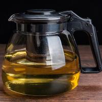 1000ML/2000ML耐高温冲茶壶套装单壶花茶杯飘逸杯泡茶壶玻璃耐热 1000ml单壶