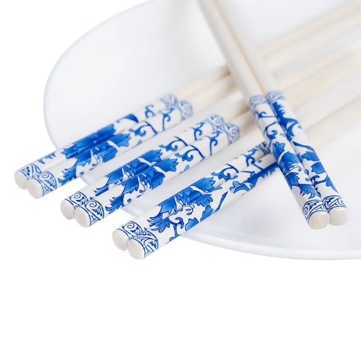 品喻/PINYU 一次性筷子 青花瓷 独立包装 加粗100双/包 一包