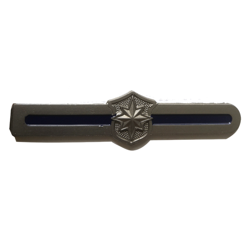 盛世尼曼保安配饰领带夹简约ba领带夹子扣男女别针定制商务职业正装