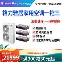 北京格力中央空调多联机GMV-H100WL/F雅居一拖三一价全包套餐含安装材料费家用商用 变频 省电 材料费全包保修6年