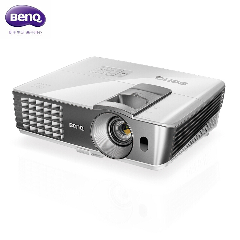 明基(Benq)定制影院系统(明基W20AA 小米盒子4 120寸自动摇控 20米线 HDMI+电源线+音频线)