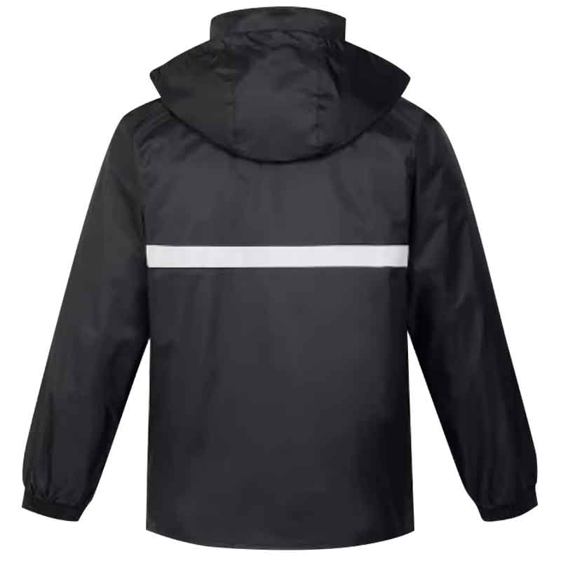 新式双层加厚 分体式雨衣雨裤套装 男款保安物业劳保成人 反光防雨高清大图