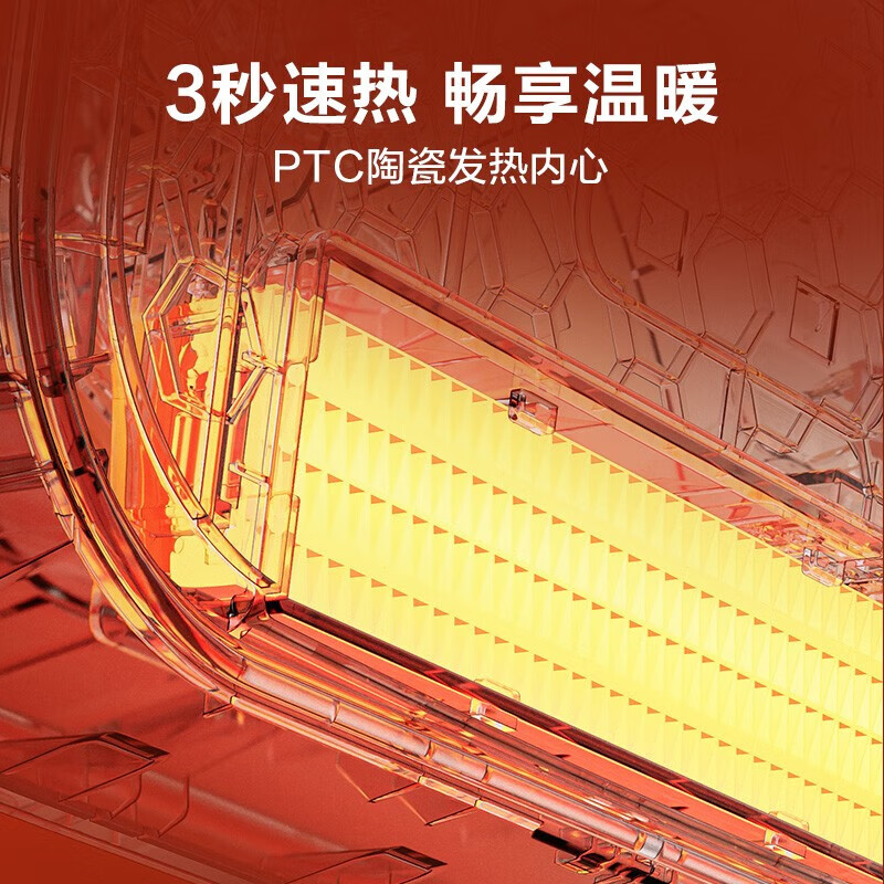 美的(Midea)暖风机浴室取暖器办公室电暖器气暖风机家用制热风机 HFY20Y高清大图