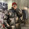 BaLuoShang@ 冬季潮流立领亮面黑色棉服潮牌宽松面包服棉衣外套男棉衣