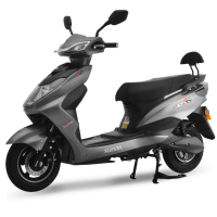 新日(Sunra)电动车 电动摩托车 H3 豪华城市运动款踏板车 成人外卖60V电瓶车 钛合亮光红/钢琴黑