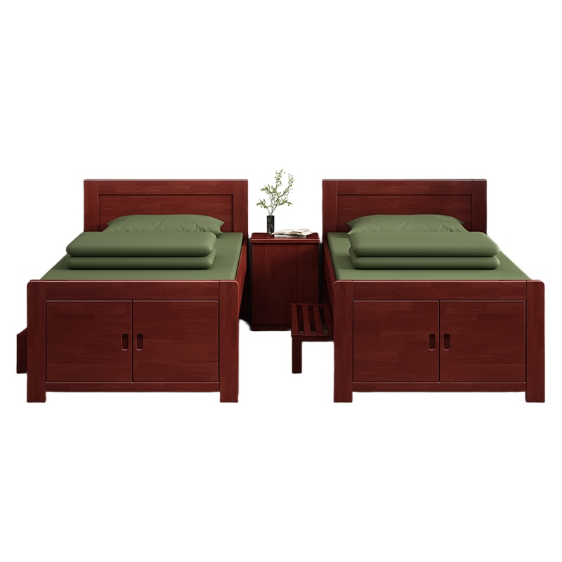 鋆珑 单人床带1个床头柜 可定制 张高清大图