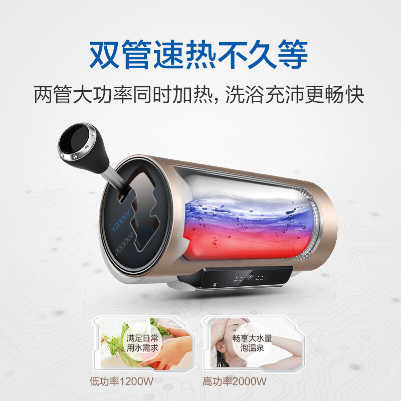 海尔(Haier) 电热水器EC5002-YG3(U1) 50L(含安装)