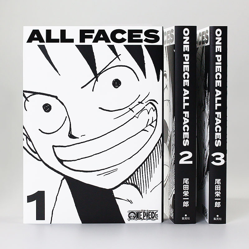 海贼王3 [正版]日文原版海贼王漫画爱藏版资料集1-3 ONE PIECE ALL FACES 1海贼王1 2 3高清大图