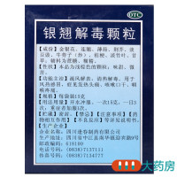 逢春 银翘解毒颗粒15g*10袋 疏风解表 清热解毒 用于风热感冒 发热头痛