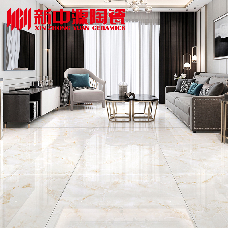 新中源800X800客厅防滑瓷砖现代简约地砖电视机背景墙新款地板砖