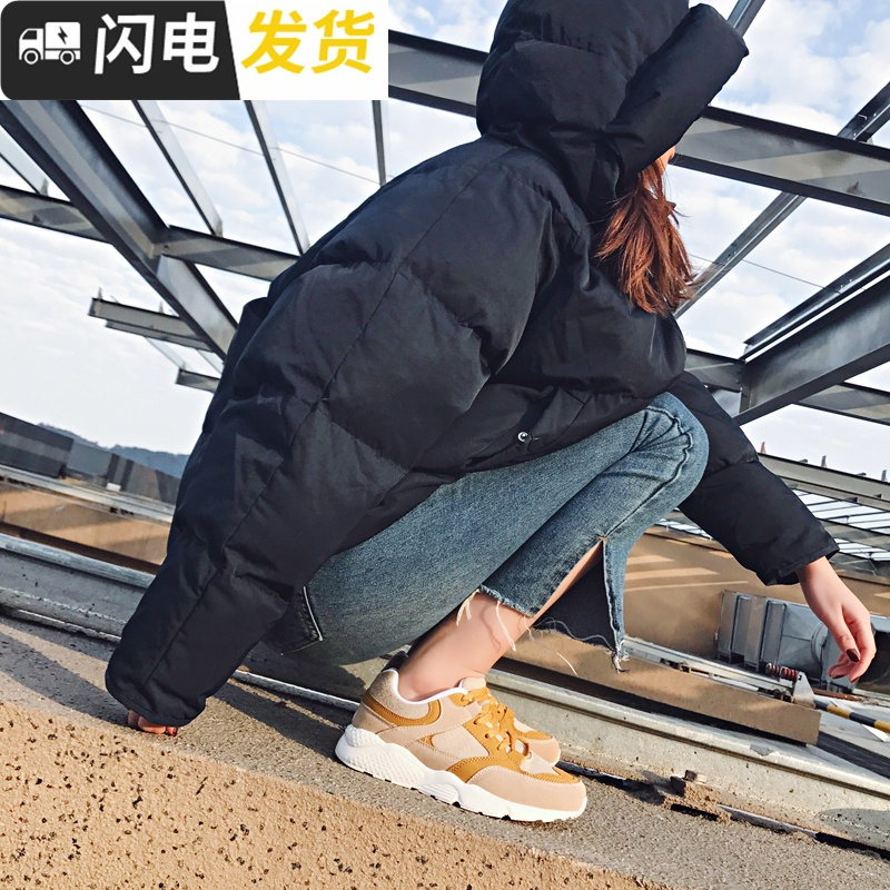 冬季加绒鞋子女2022新款运动鞋女韩版ulzzang原宿百搭学生跑步鞋启如休闲鞋休闲鞋
