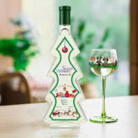 甜白葡萄酒6瓶装圣诞树低度微醺晚安甜酒8度500ml