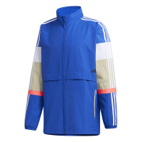 阿迪达斯外套男装2020新款秋天防风衣立领梭织休闲夹克外套GL0401