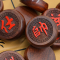 黑檀木中国象棋闪电客实木大号特大学生用折叠棋盘双面刻字红木套装