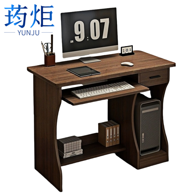 电脑桌带主机架高清大图