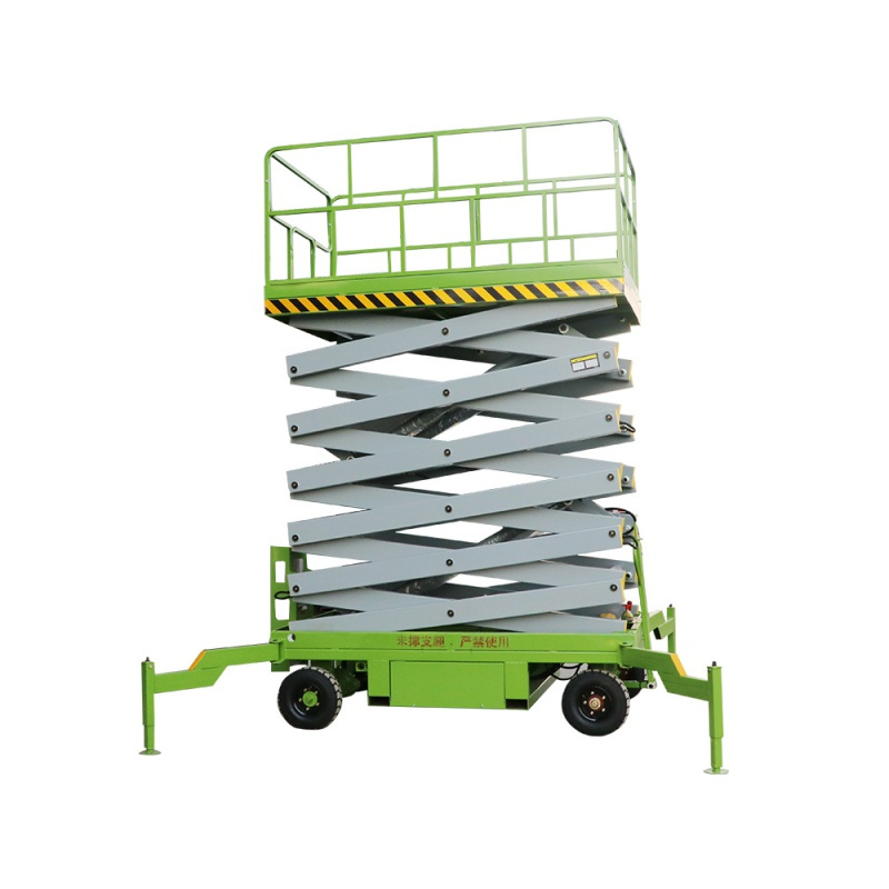 小型电动升降机升降平台液压登高车剪叉式升降车移动高空作业车