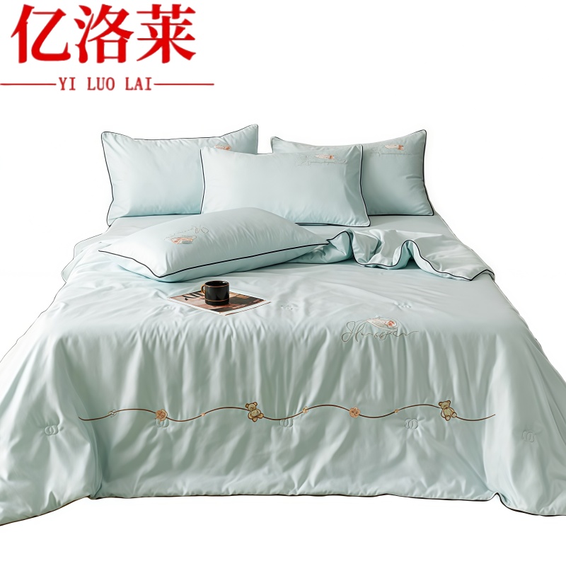 亿洛莱 夏被三件套 1.2m床 套高清大图
