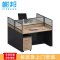 榭邦 办公家具 职员办公桌组合工作位屏风隔断卡座 工型2人位 W1200*D1200*H1100