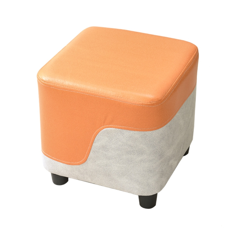 洛滑科技布小凳子家用矮凳门口换鞋凳客厅茶几凳网红实木轻奢小板凳