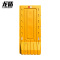 龙盾黄色塑料防撞护栏 注水围挡PE三孔水马隔离墩市政围栏施工组合2000*900mm10公斤全新料