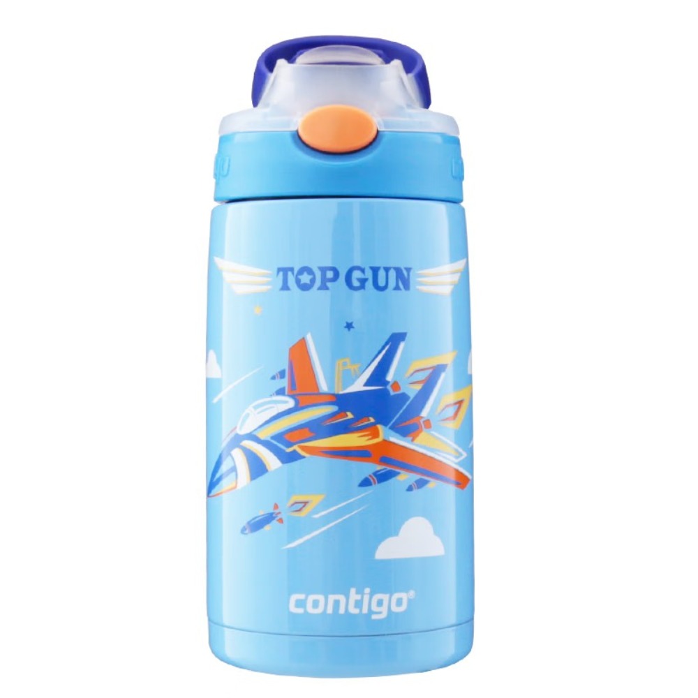 contigo儿童保温吸管杯战机400ml