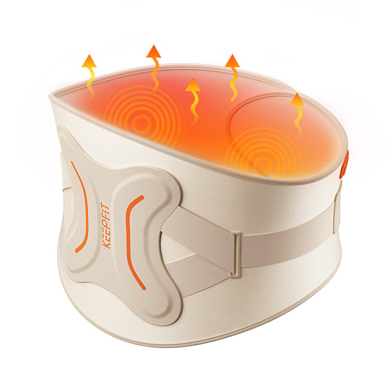 科普菲KEEPFIT巨暖腰热炙支撑腰带 护腰部背部 支撑+热敷 新品KPF-W15S