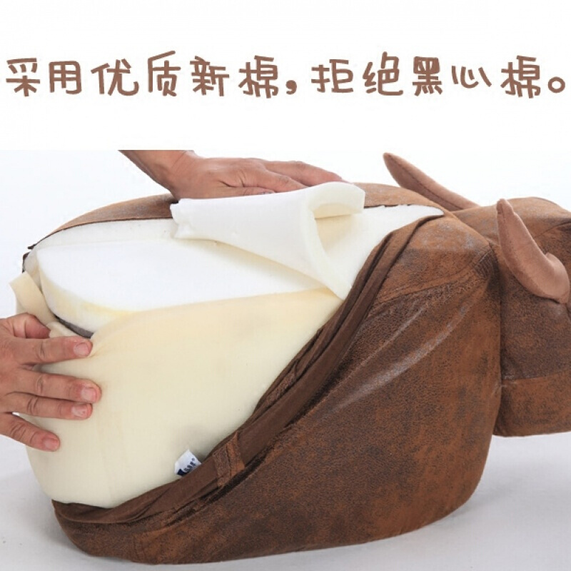 实木椅子创意换鞋凳牛坐墩动物脚凳矮凳客厅沙凳迷你小板凳