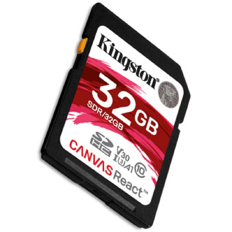 金士顿(Kingston)高速相机电脑存储卡 A1 32GB 100MB/s SD U3 V30 极速版
