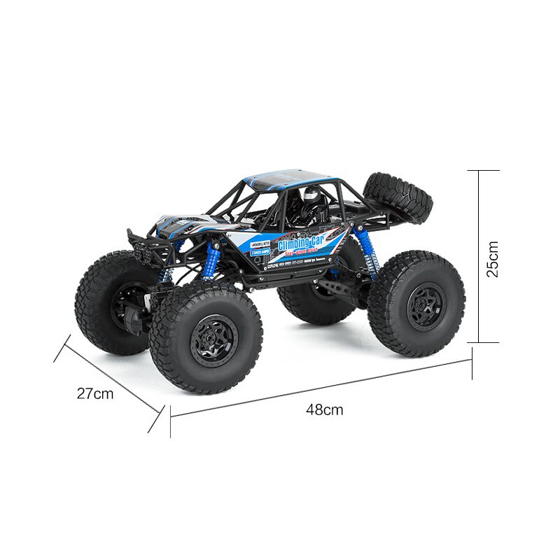 美致模型mz遥控车48cm大脚攀爬车高速四驱越野赛车超大号礼盒汽车模型