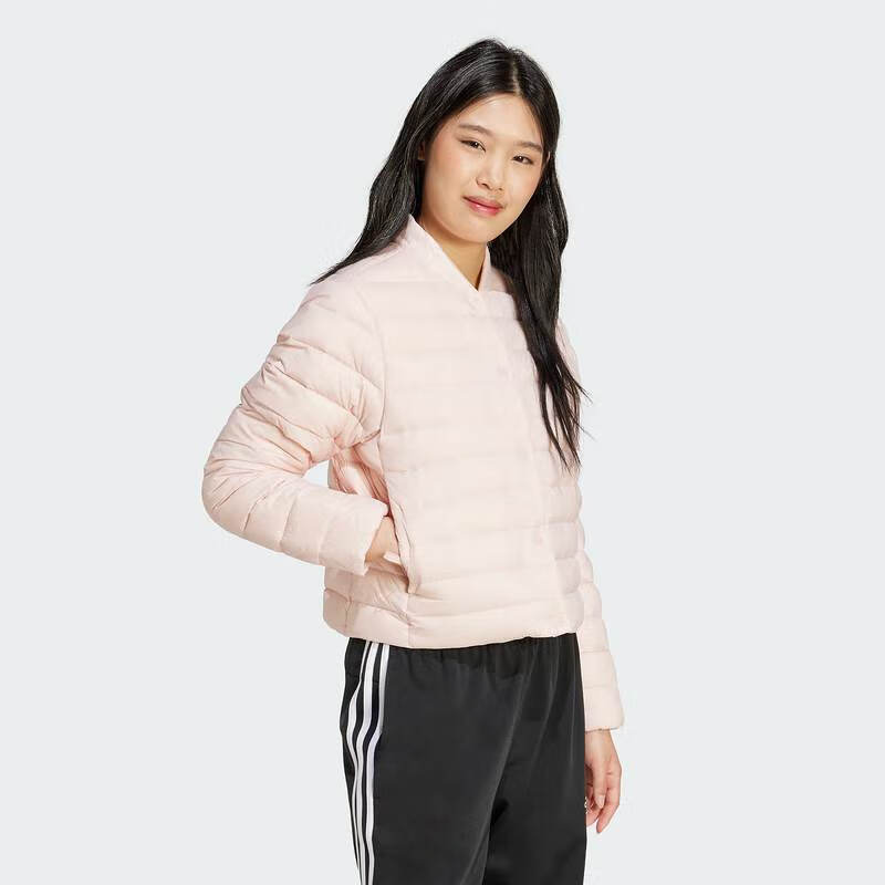 阿迪达斯 (adidas)女装新款600蓬鸭绒休闲时尚立领保暖羽绒外套 JM1234 ZP高清大图