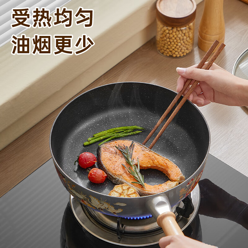 炊大皇招财聚油深煎锅24cmZC24JG高清大图