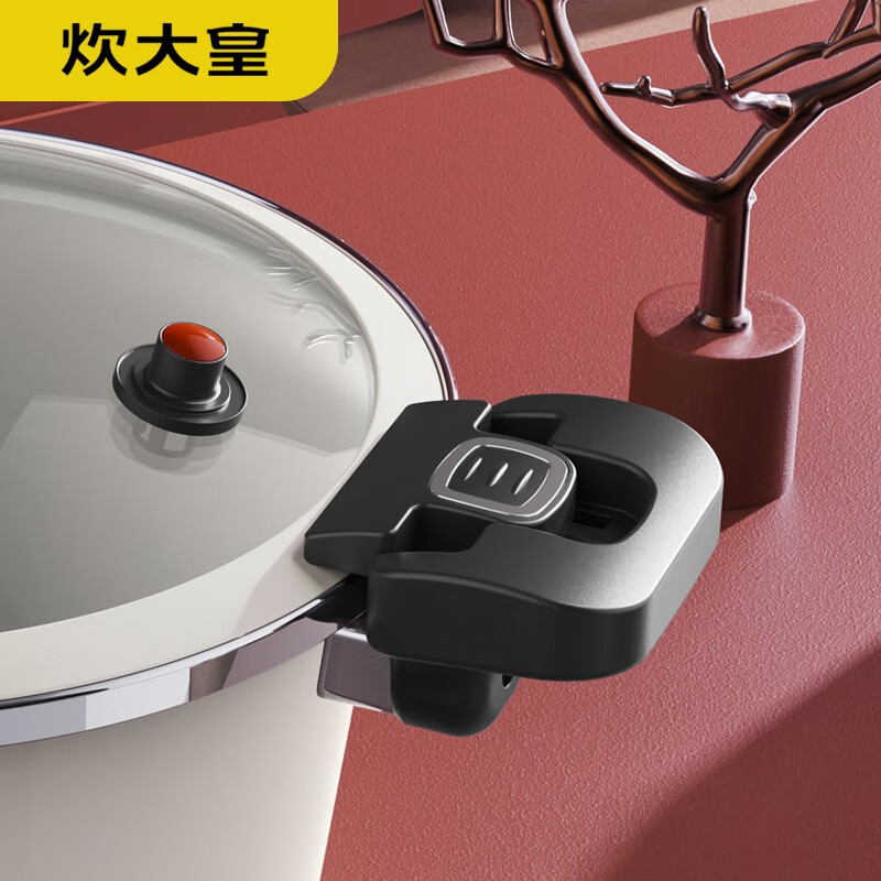 炊大皇(COOKER KING)白玉珐琅微压锅 微压快煮 省时炖煮不粘易洁 CK73389高清大图
