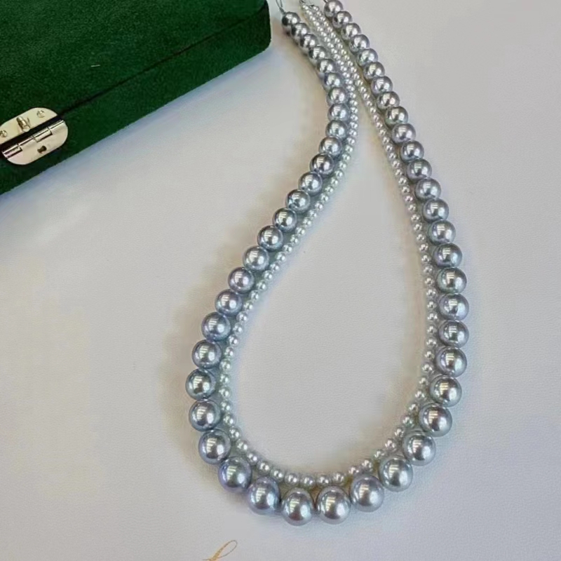 高冷风极光真多麻项链