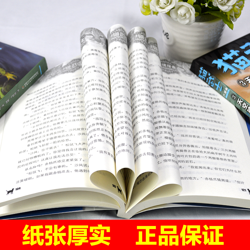 (礼箱装)猫武士1-7部曲全套42册 [正版]猫武士全套42册第七部曲首部曲一二三四五六7八部曲外传传奇的猫族 中小学生高清大图