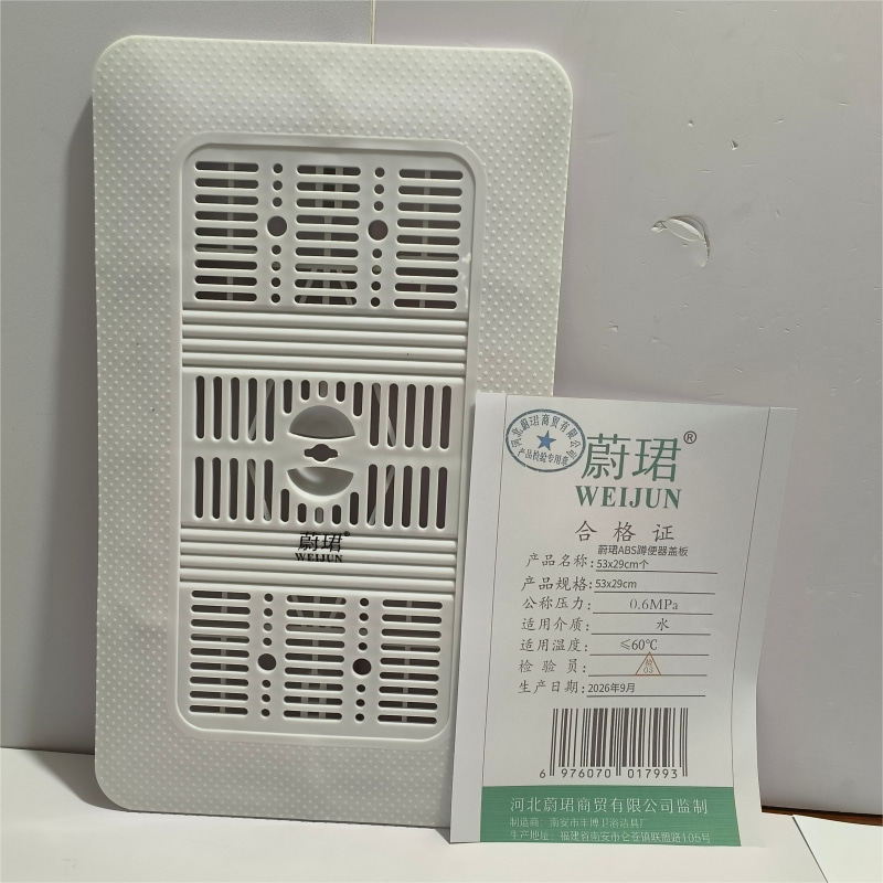 蔚珺ABS蹲便器盖板53x29cm个高清大图