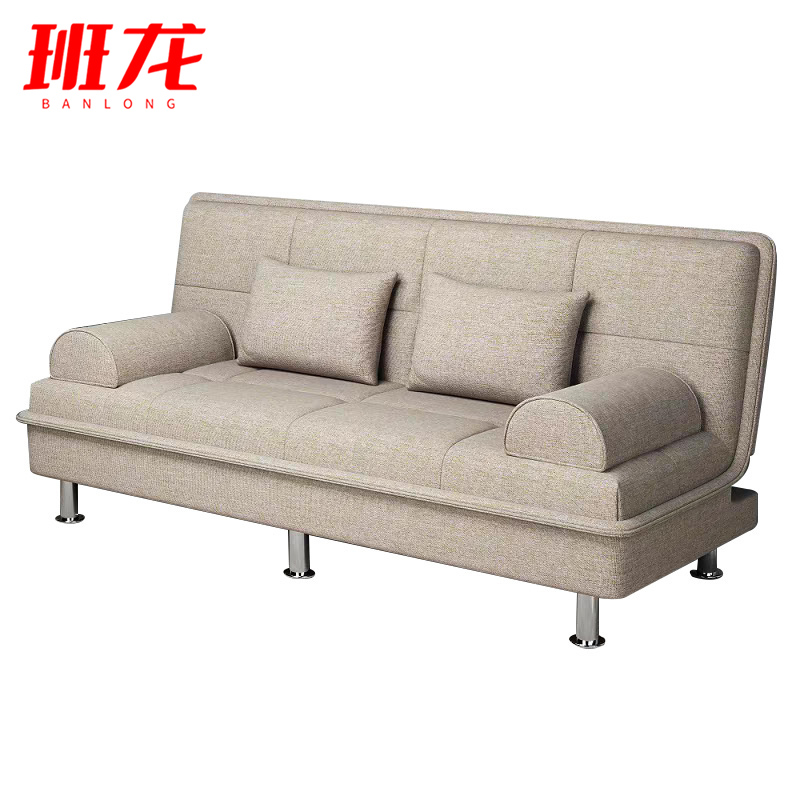 班龙折叠沙发床180*62*78cm米色张高清大图