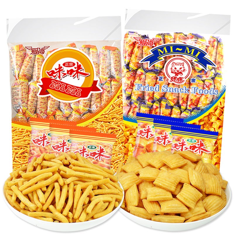 膨化食品 蟹味粒720g 小袋装40包 (休闲零食 零食礼包)