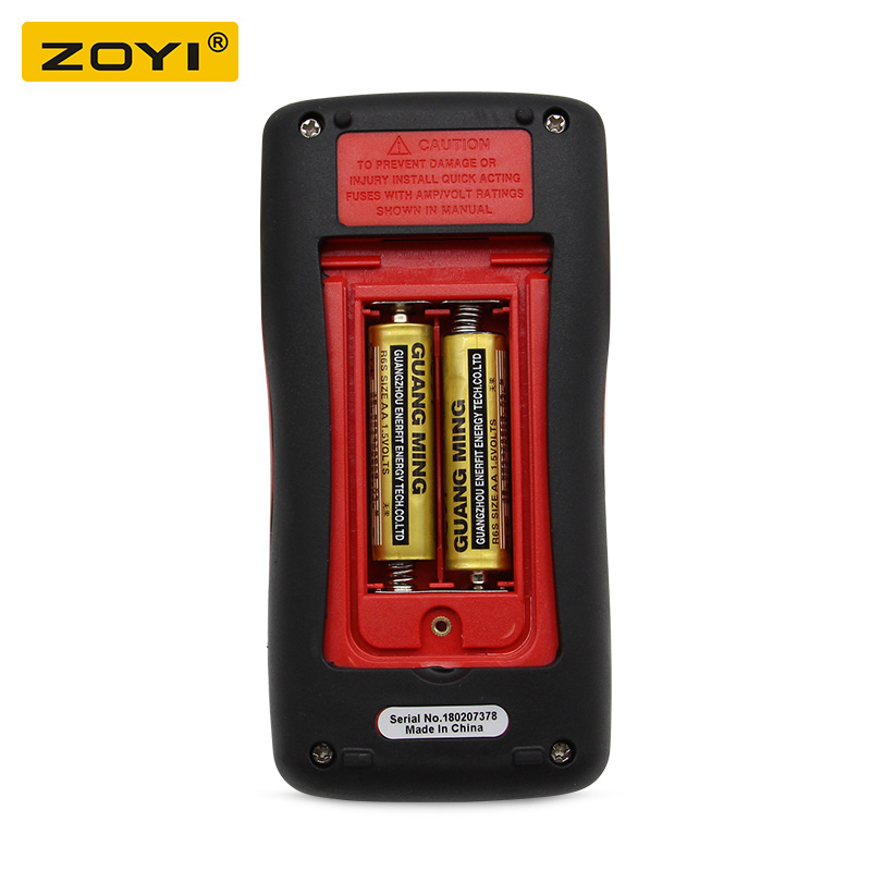 BONJEANZT-数字万用表全保护9999显示自动量程高精度袖珍表 ZT-X(标配)+镀金特尖表笔高清大图