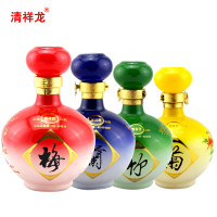 云端美酒清祥龙 梅兰竹菊组合套装 清香型白酒52度500ml*4瓶