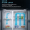 SIEMENS/西门子BCD-501W(KA50SE22TI) 501L对开门冰箱玻璃门纤薄设计更窄安装间距大容量
