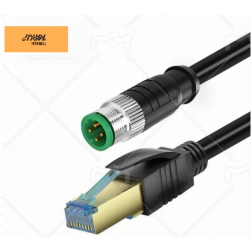 华祥慧云(HXHY) M12转RJ45工业以太网转换线