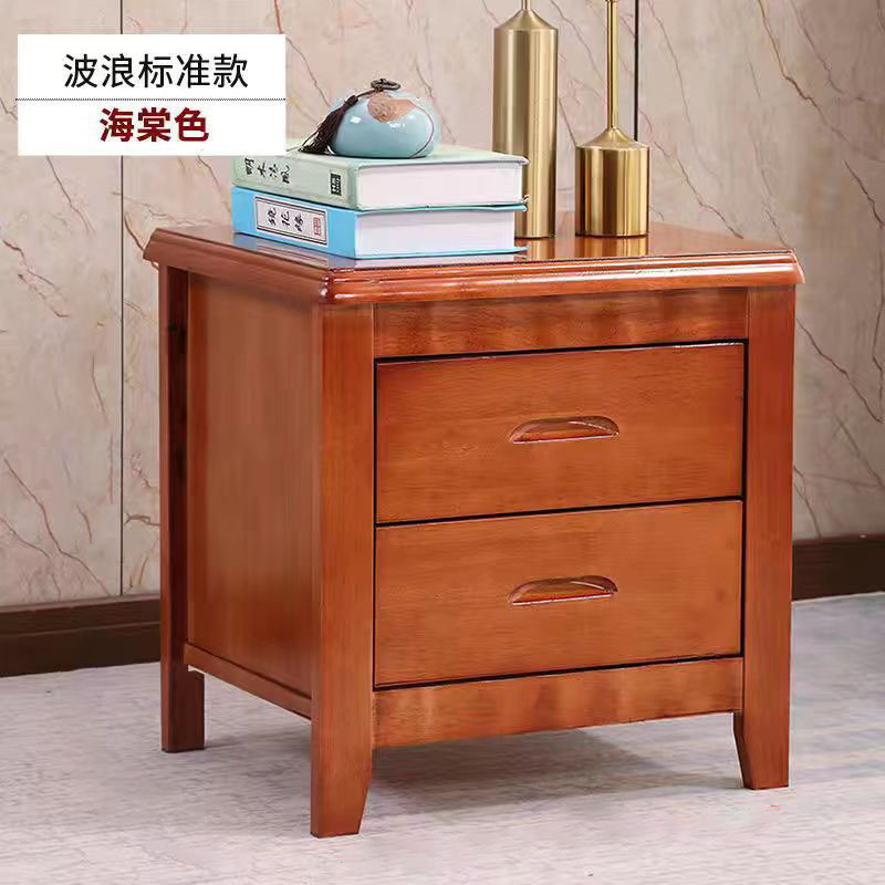 博林创实木床头柜 床头收纳柜 床边储物柜/个