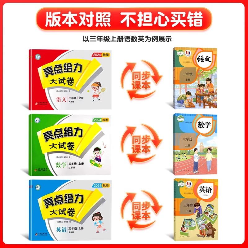 数学(苏教版) 二年级下 [正版]2024秋新亮点给力大试卷一二三四五六年级上下册语文数学英语人教版期中强化训练必刷题小