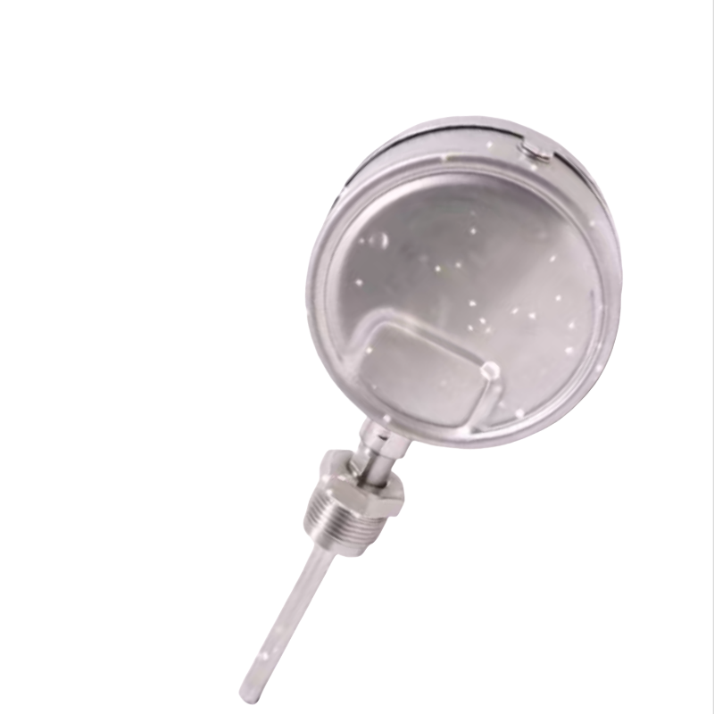 红旗 不锈钢耐震双金属温度计检测款WSSN-411 100℃ 个高清大图